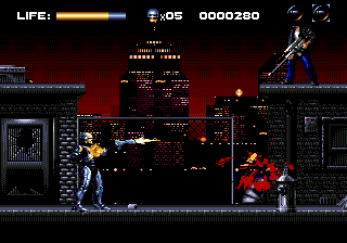 Скриншот игры RoboCop versus The Terminator
